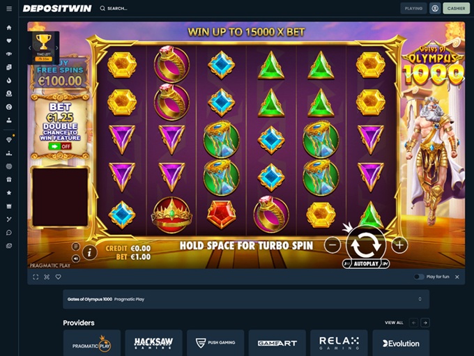DepositWin Casino 07.10.2025. Game2