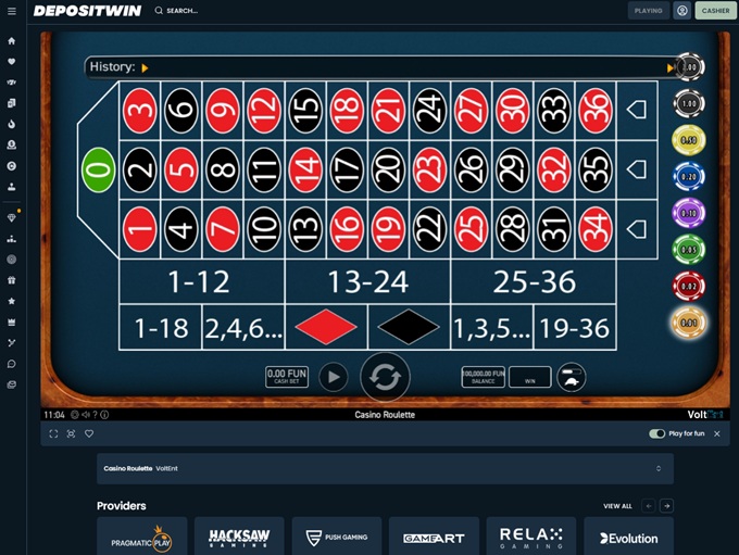 DepositWin Casino 07.10.2025. Game3