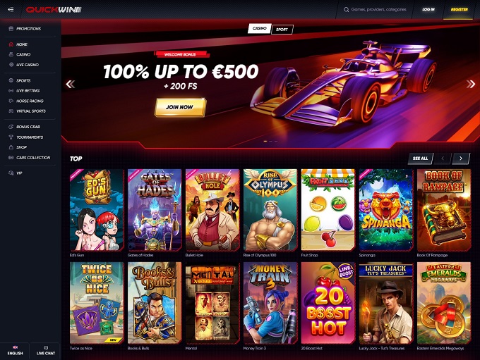 Quickwin Casino hp 