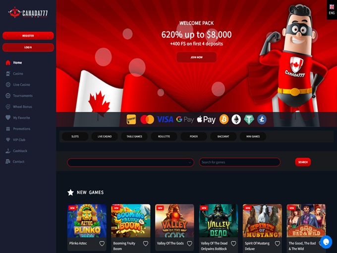 Canada777 Casino 29.09.2025. Hp