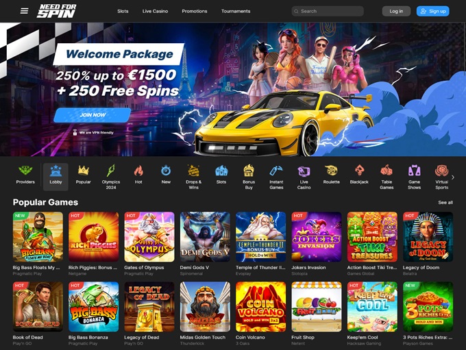 Need For Spin Casino 30.07.2024. Hp 