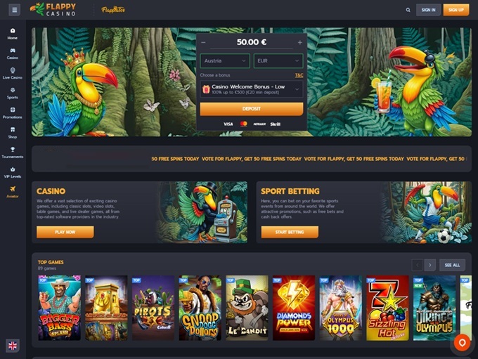Flappy Casino 14.05.2025. Hp