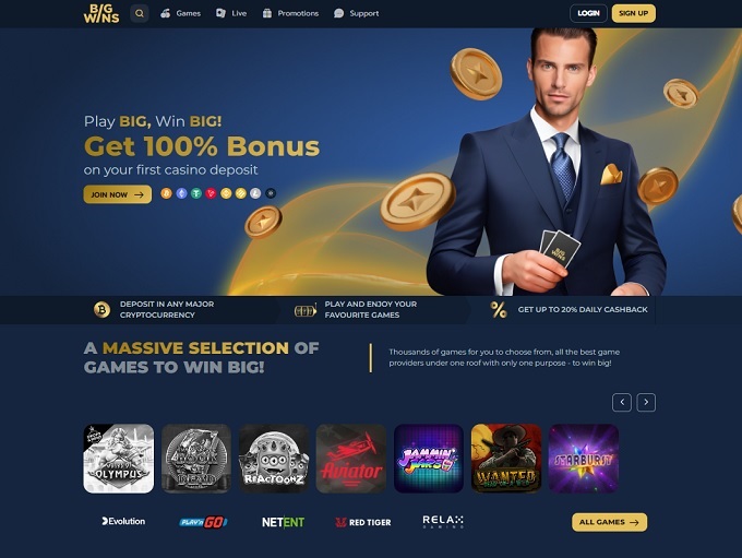 BigWins Casino 26.07.2023. Home 