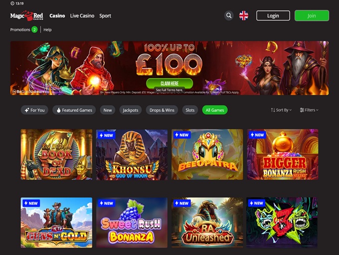 Magic Red Casino 02.10.2025. hp 