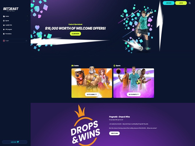 BetBeast Casino 24.10.2025. Hp 