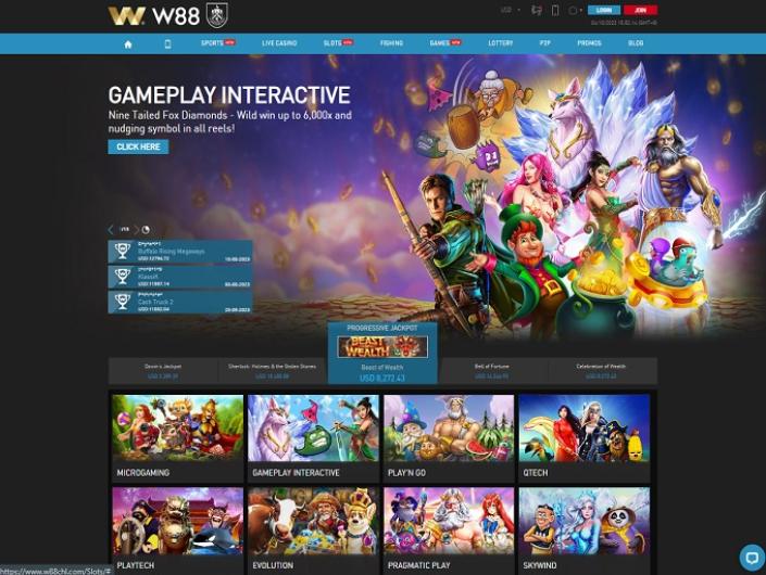 W88 The Go-To Platform for Sports Betting and a Wide Range of Slot Games