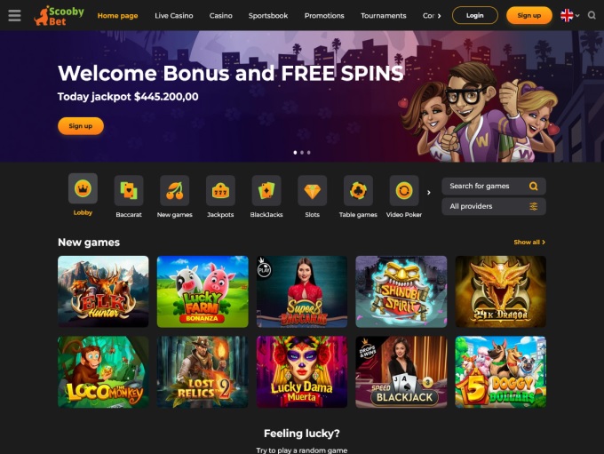 ScoobyBet Casino 12.10.2023. Hp 