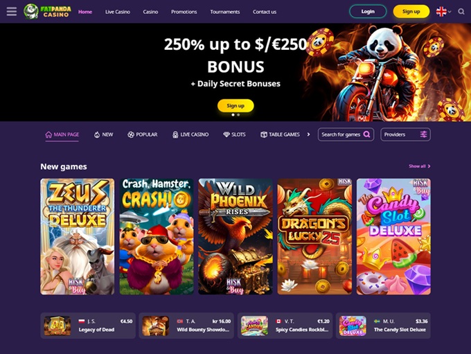 FatPanda Casino 23.04.2025. Hp