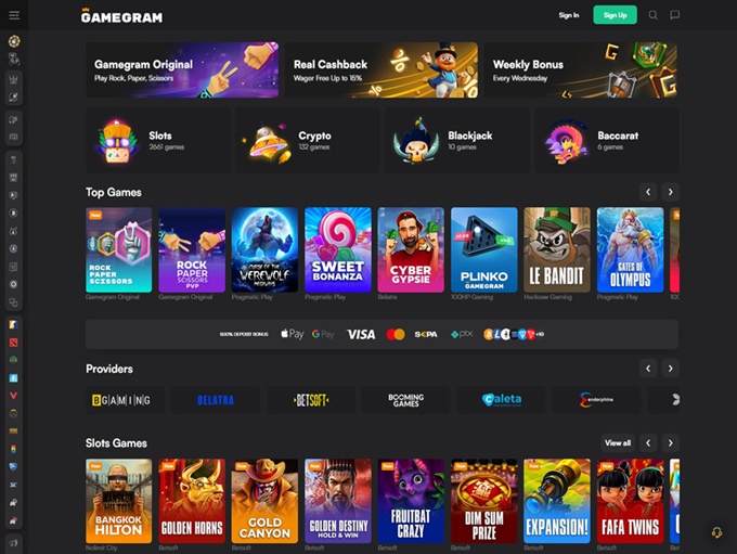 Gamegram Casino 12.11.2025. Hp