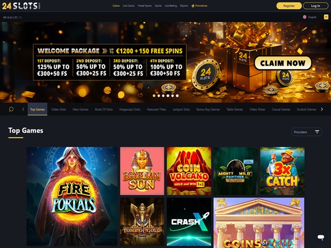 24Slots Casino 12.09.2025. Hp 