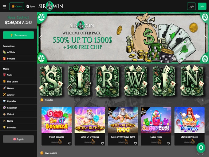 SirWin Casino 30.04.2024. Hp 