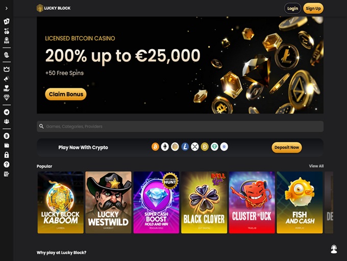 Luckyblock Casino 26.09.2025. hp 