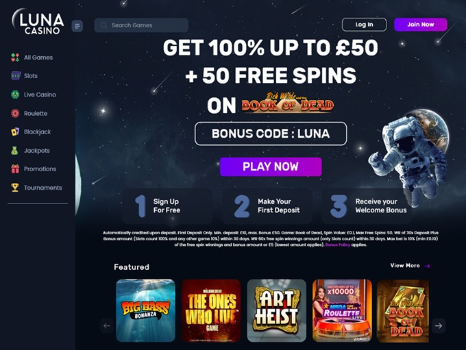 Luna Casino 30.09.2025. hp