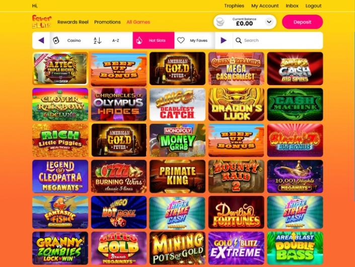 Fever Slots Review ᐈ Up To 500 Spins Sign Up Bonus