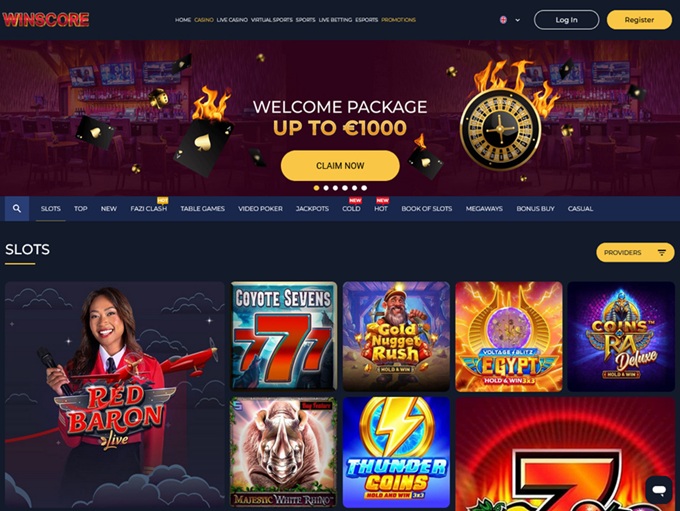 Winscore Casino 01.12.2025. Hp 
