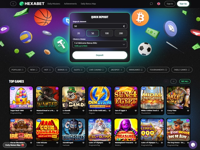 Hexabet Casino 25.06.2024. Hp 