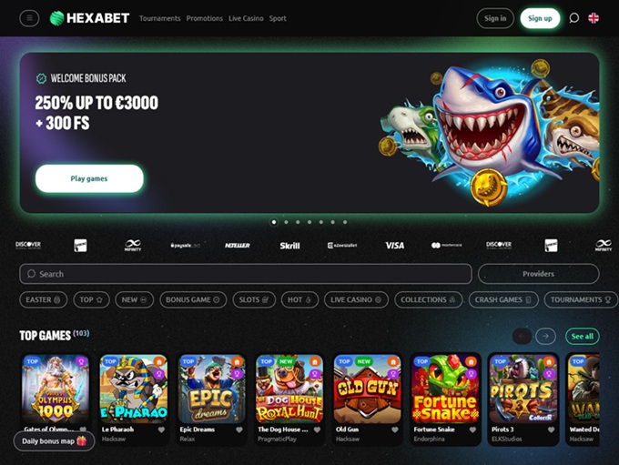 Hexabet Casino 29.04.2025. Hp