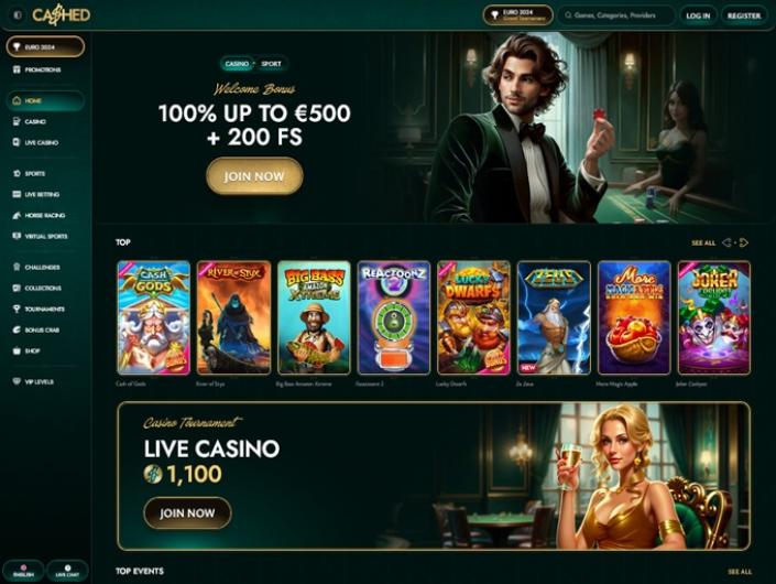 Cashed Casino Review ᐈ 10% Cashback Offer