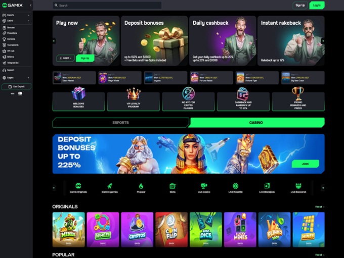 Gamix Casino 21.08.2025. Hp 