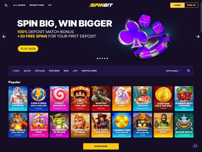 SpinBit Casino 15.11.2024. Hp 