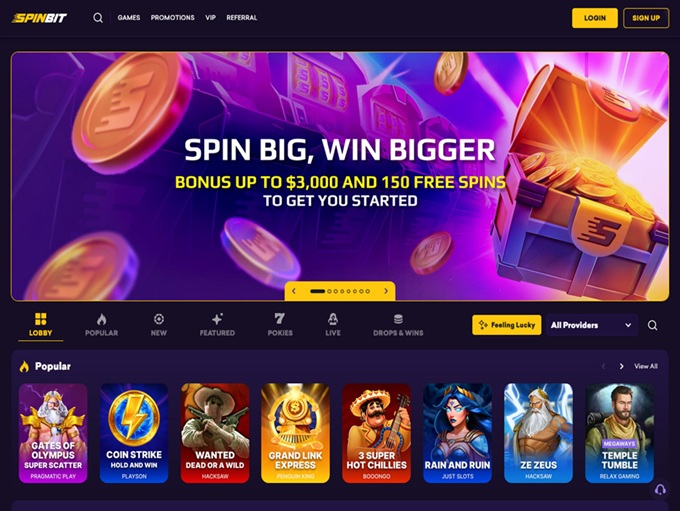 SpinBit Casino 16.12.2025. Hp 