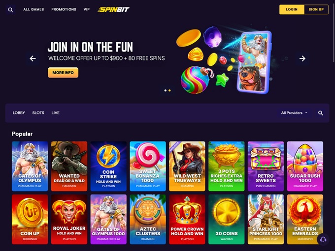 SpinBit Casino 24.07.2024. Hp 