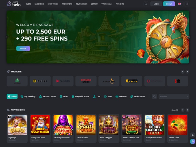 CasinoBello 15.08.2025. Hp