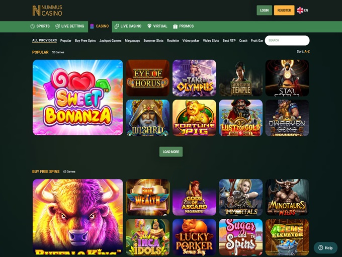 Nummus Casino 04.09.2024. Hp 