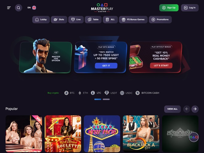 MasterPlay Casino hp 