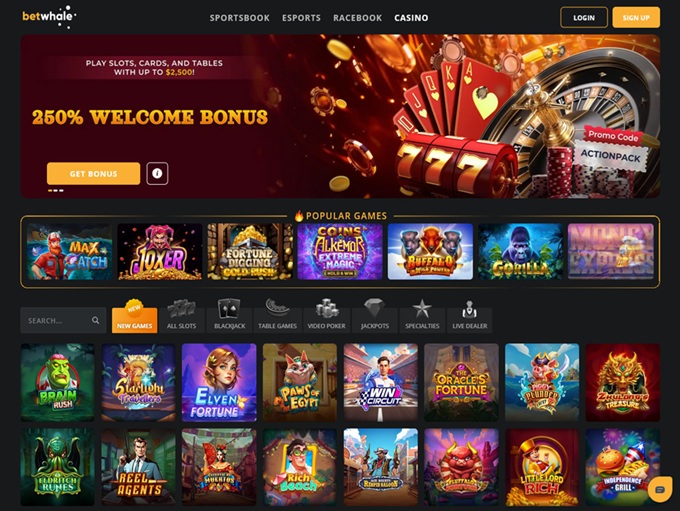 BetWhale Casino 27.10.2025. Hp 