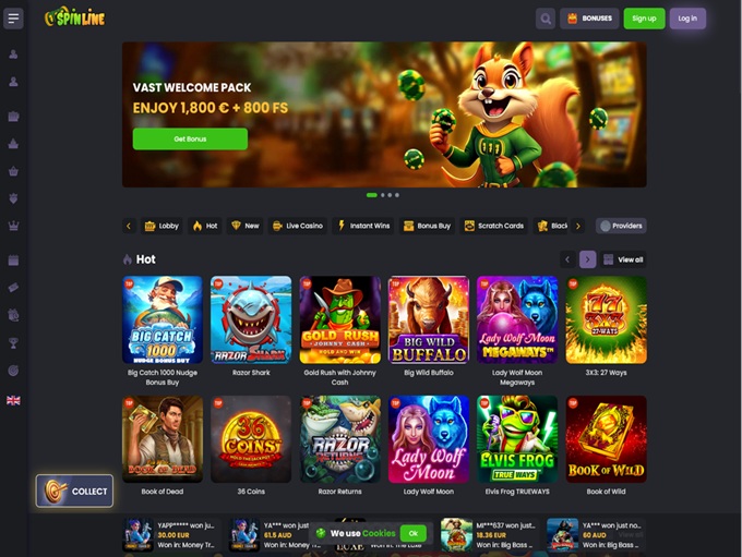 Spinline Casino 16.10.2025. hp