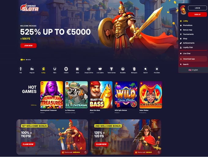 Slota Casino 19.02.2026. hp