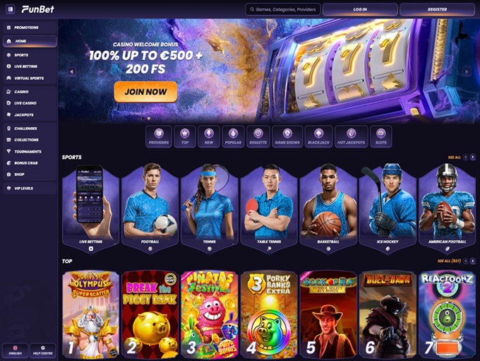 FunBetCasino 13.10.2025. Hp