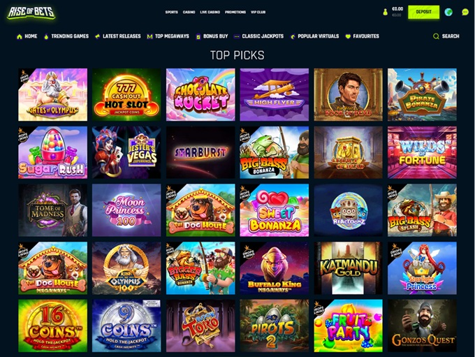 Rise of Bets Casino 26.12.2025. lobbz 