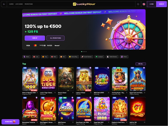 LuckyHour Casino 15.05.2025. hp