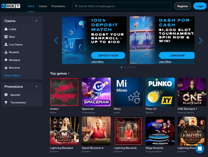 UBET Casino 13.10.2025. hp