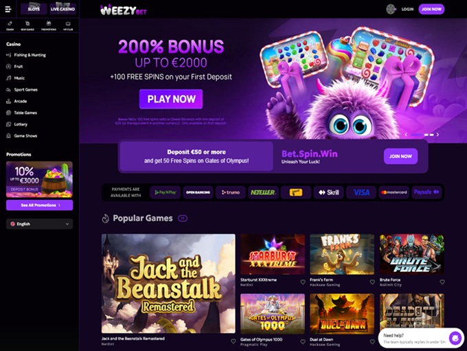 WeezyBet.com 10.07.2025. Hp