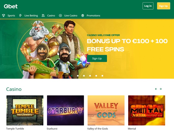 Qbet.com hp