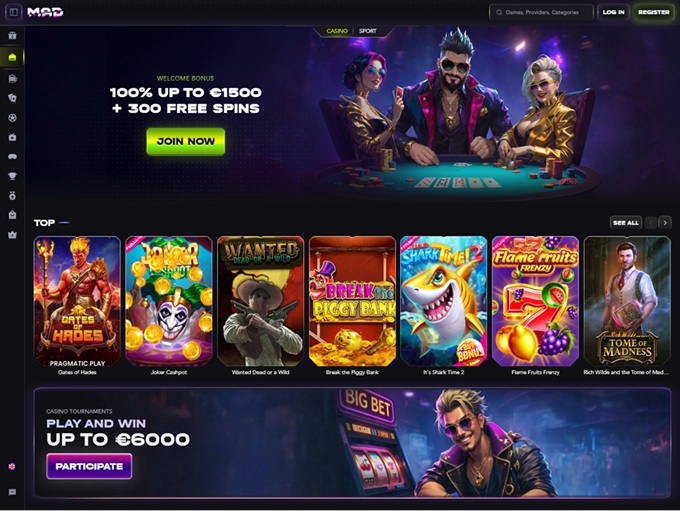 MadCasino hp