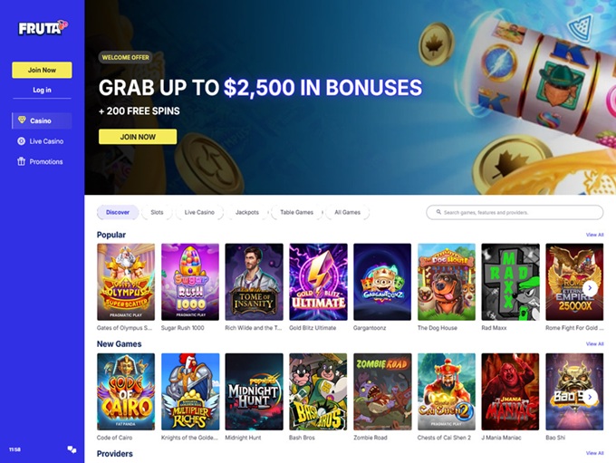 Fruta Casino 13.10.2025. Hp