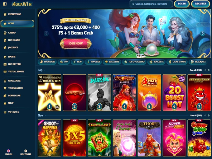 AquaWin Casino 08.08.2025. Hp 