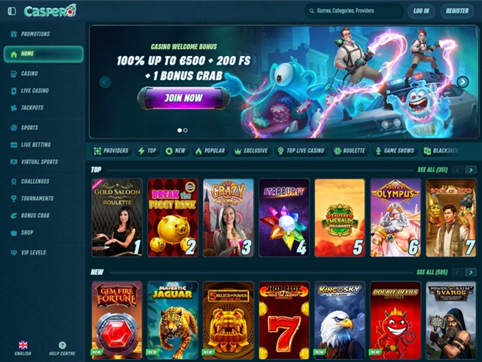 Caspero Casino 29.07.2025. Hp