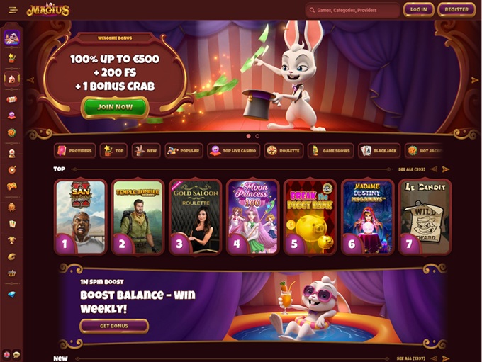 Magius Casino hp 