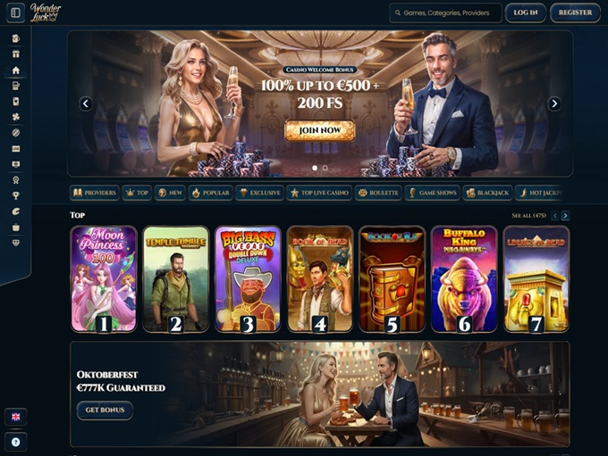 WonderLuck Casino hp