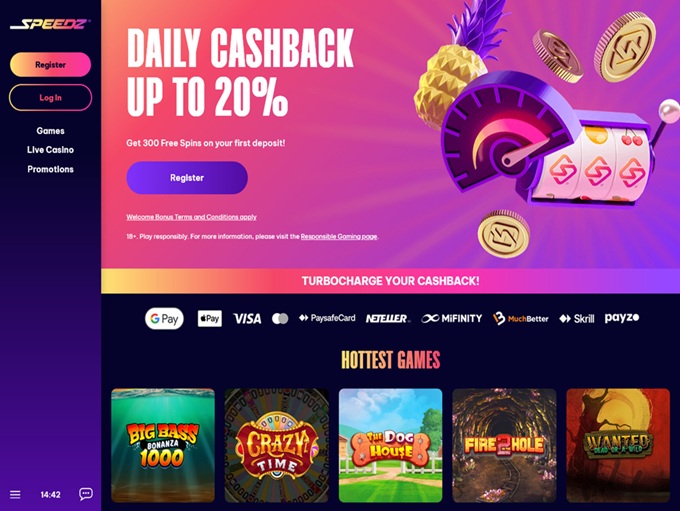 Speedz Casino 17.12.2025. Hp