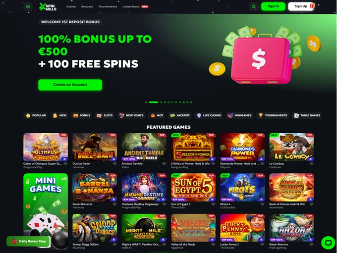 Spinmills Casino 20.01.2026. hp 