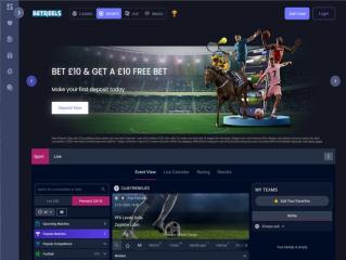 Betreels Casino Sports Home Page