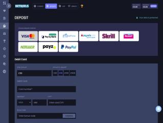 Betreels Casino Sports Cashier