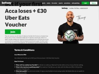 Betway Casino Sports Home Page