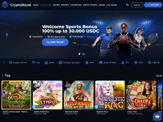 CryptoRoyal Sports Home Page